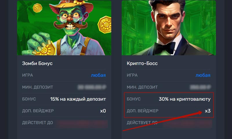 Акции с дополнительным коэффициентом